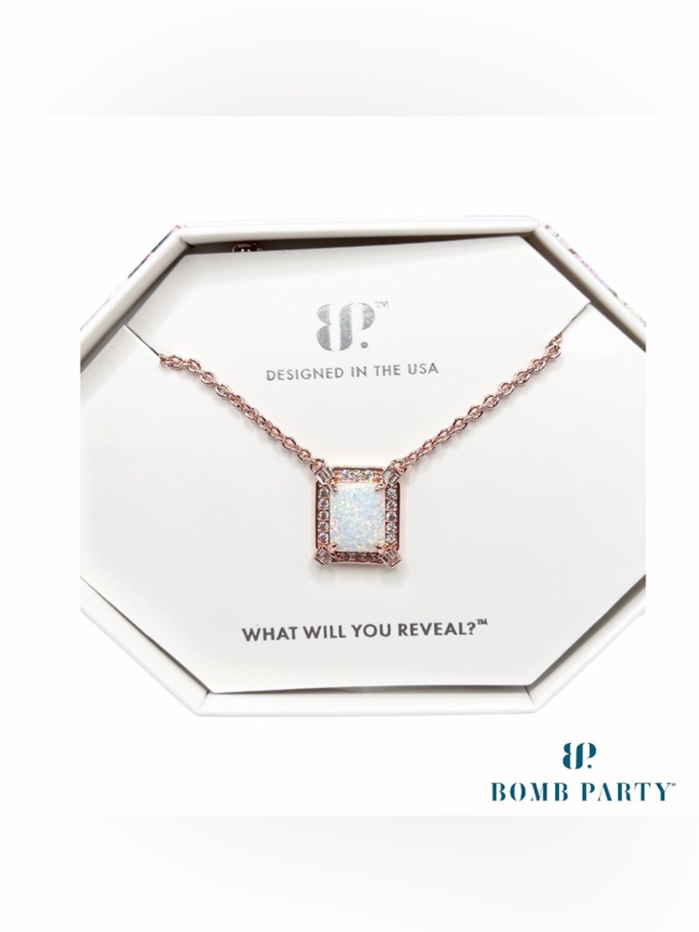 Bomb Party October Necklace - NK28270 - To Speak In Sparkle